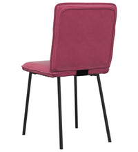 Esszimmerstühle 6 Stk. Weinrot Samt