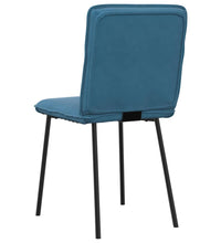 Esszimmerstühle 6 Stk. Blau Samt