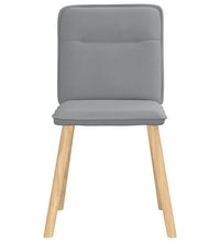 Esszimmerstühle 6 Stk. Hellgrau Stoff