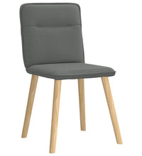 Esszimmerstühle 6 Stk. Dunkelgrau Stoff