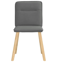 Esszimmerstühle 6 Stk. Dunkelgrau Stoff