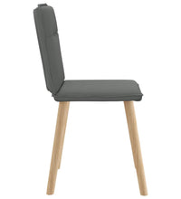 Esszimmerstühle 6 Stk. Dunkelgrau Stoff