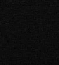 Esszimmerstühle 6 Stk. Schwarz Stoff