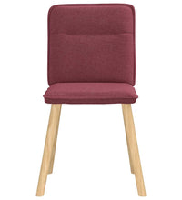 Esszimmerstühle 6 Stk. Weinrot Stoff