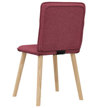 Esszimmerstühle 6 Stk. Weinrot Stoff