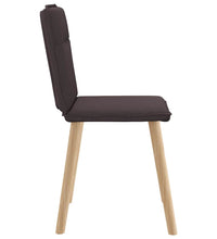 Esszimmerstühle 6 Stk. Dunkelbraun Stoff