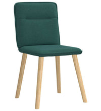 Esszimmerstühle 6 Stk. Dunkelgrün Stoff