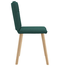 Esszimmerstühle 6 Stk. Dunkelgrün Stoff