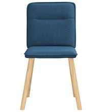 Esszimmerstühle 6 Stk. Blau Stoff