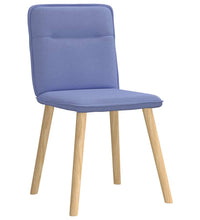 Esszimmerstühle 6 Stk. Jeansblau Stoff