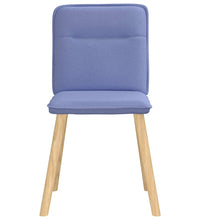 Esszimmerstühle 6 Stk. Jeansblau Stoff