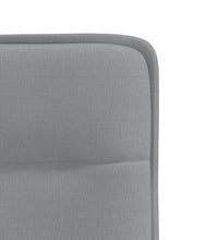 Esszimmerstühle 6 Stk. Hellgrau Stoff