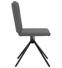 Esszimmerstühle 6 Stk. Dunkelgrau Stoff