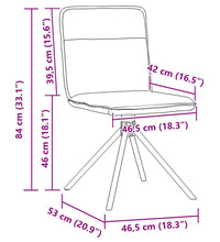 Esszimmerstühle 6 Stk. Schwarz Stoff