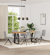 Esszimmerstühle 6 Stk. Wolkengrau Stoff