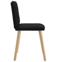 Esszimmerstühle 6 Stk. Schwarz Stoff