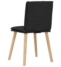 Esszimmerstühle 6 Stk. Schwarz Stoff