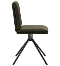 Esszimmerstühle 6 Stk. Armeegrün Wildleder-Optik