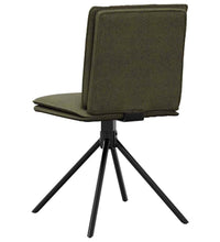 Esszimmerstühle 6 Stk. Armeegrün Wildleder-Optik