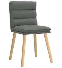 Esszimmerstühle 6 Stk. Dunkelgrau Stoff