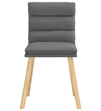 Esszimmerstühle 6 Stk. Dunkelgrau Stoff