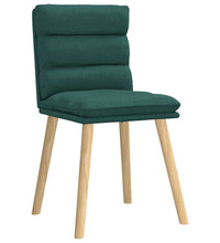 Esszimmerstühle 6 Stk. Dunkelgrün Stoff