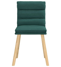 Esszimmerstühle 6 Stk. Dunkelgrün Stoff