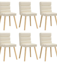 Esszimmerstühle 6 Stk. Leinenbezug