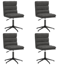 Esszimmerstühle 4 Stk. Schwarz Kunstleder