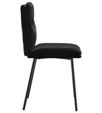 Esszimmerstühle 6 Stk. Schwarz Samt