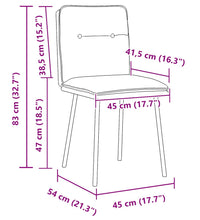Esszimmerstühle 6 Stk. Gelb Samt
