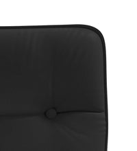 Esszimmerstühle 4 Stk. Schwarz Kunstleder