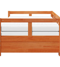 Tagesbett Ausziehbar mit Matratzen 90x200 cm Massivholz Kiefer