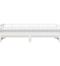 Tagesbett Ausziehbar mit Matratzen 90x190 cm Massivholz Kiefer