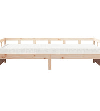 Tagesbett mit Matratze 80x200 cm Massivholz Kiefer