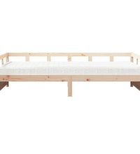 Tagesbett mit Matratze 90x200 cm Massivholz Kiefer