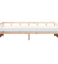 Tagesbett mit Matratze 90x190 cm Massivholz Kiefer