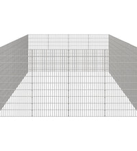 Freilaufgehege 24-teilig 54x100 cm Verzinktes Eisen