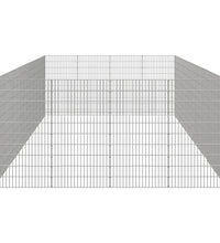 Freilaufgehege 24-teilig 54x100 cm Verzinktes Eisen