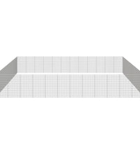 Freilaufgehege 48-teilig 54x100 cm Verzinktes Eisen
