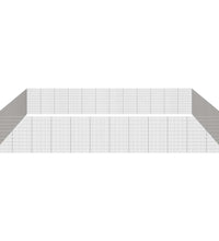 Freilaufgehege 48-teilig 54x100 cm Verzinktes Eisen
