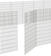 Freilaufgehege 48-teilig 54x100 cm Verzinktes Eisen