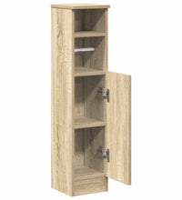 Badezimmerschrank mit Rollenhalter Sonoma-Eiche 20,5x22x90 cm