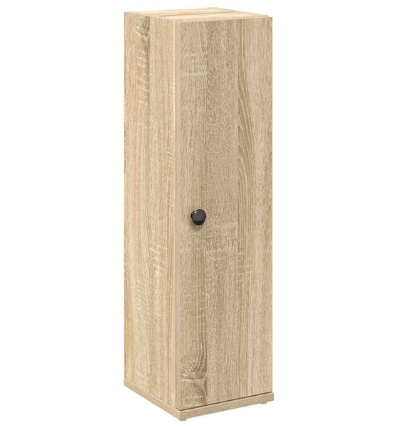 Badezimmerschrank mit Rollenhalter Sonoma-Eiche 20,5x22x72 cm