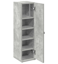 Badezimmerschrank mit Rollenhalter Betongrau 20,5x22x72 cm