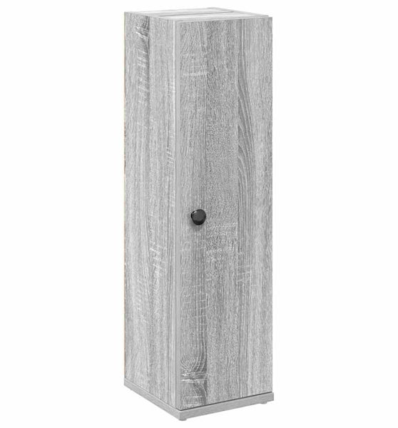 Badezimmerschrank mit Rollenhalter Grau Sonoma 20,5x22x72 cm