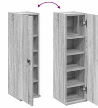 Badezimmerschrank mit Rollenhalter Grau Sonoma 20,5x22x72 cm