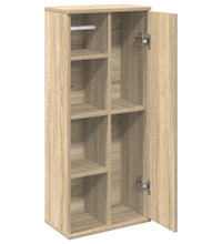 Badezimmerschrank mit Rollenhalter Sonoma-Eiche 39x22x90 cm