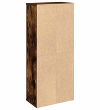 Badezimmerschrank mit Rollenhalter Räuchereiche 39x22x90 cm