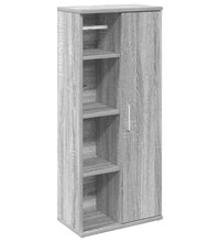 Badezimmerschrank mit Rollenhalter Grau Sonoma 39x22x90 cm